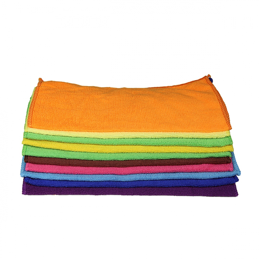 Салфетки из микрофибры "Li-Sa" в наборе  (10 шт-30х30см) 